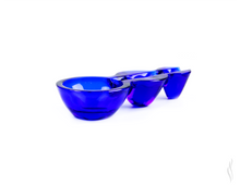 Load image into Gallery viewer, Prometheus Tres Blue Crystal Ashtray
