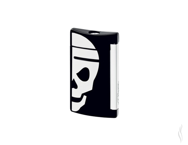 S.T. Dupont Lighter Minijet Black & White Skull