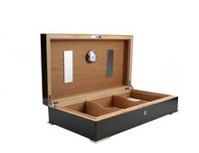 Load image into Gallery viewer, Elie Bleu Humidor &quot;New Medals&quot; 110Cig Smoked Oak

