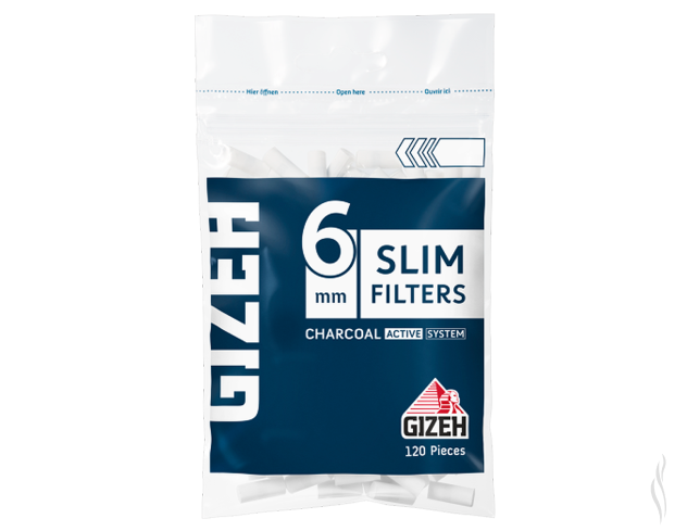 Gizeh Slim Filters Charcoal