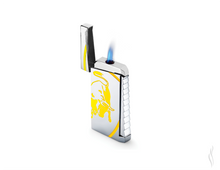 Load image into Gallery viewer, Tonino Lamborghini Ii Toro Yellow Torch Flame Lighter
