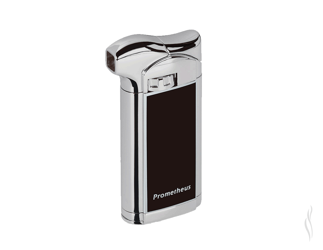 Prometheus Lighter Pipe Sherlock-21 Blk Laq