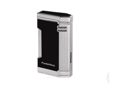 Load image into Gallery viewer, Prometheus Lighter Magmat21 Blk Lacquer Chrome+Pun
