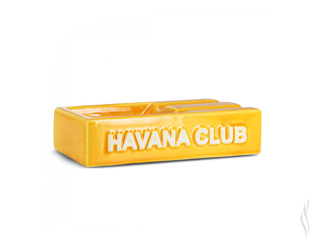 Havana Club Cigar Ashtray - Yellow