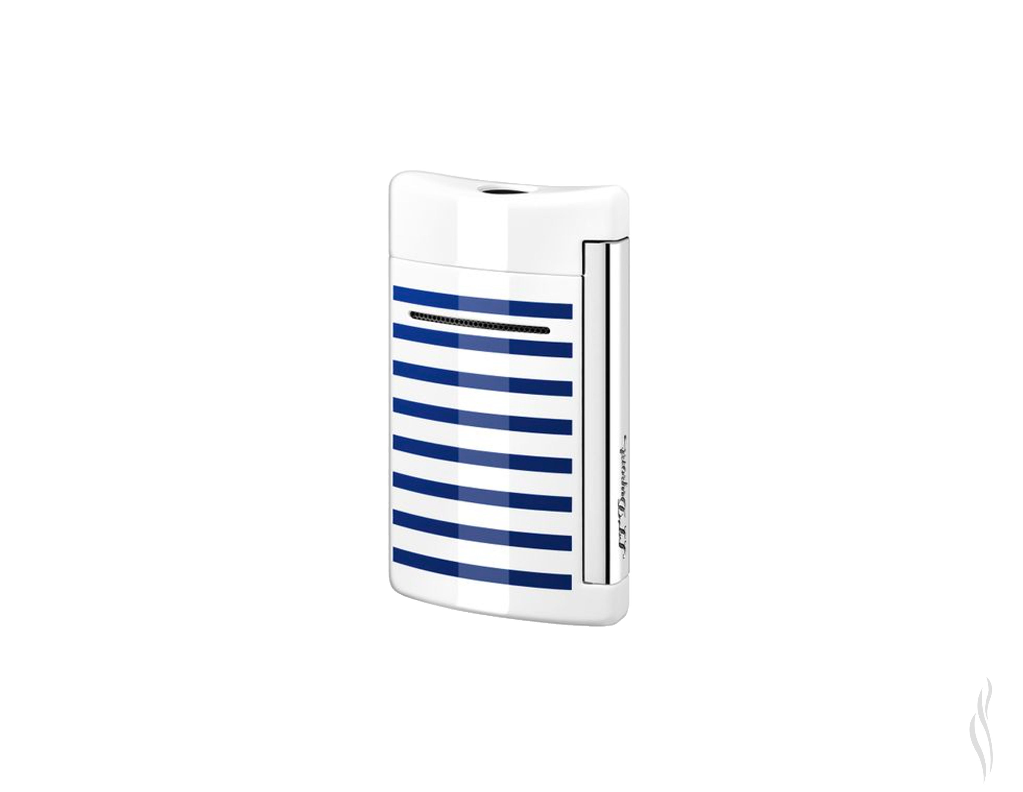 S.T. Dupont Minjet White/Blue Stripes – Akiki's Cigars